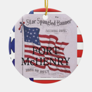 ABH Fort McHenry Keramik Ornament