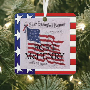 ABH Fort McHenry Metal Ornament