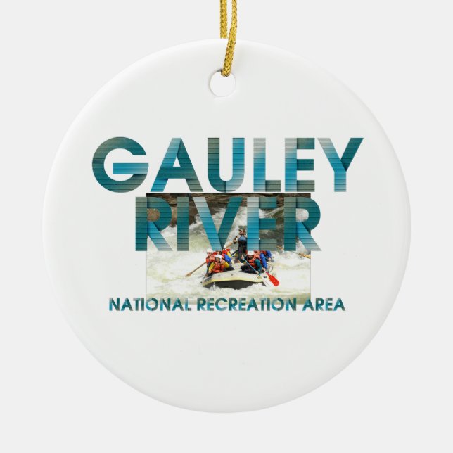 ABH Gauley River Keramik Ornament (Vorne)