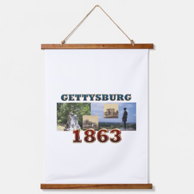 ABH Gettysburg Wandteppich Mit Holzrahmen (Vorderseite)