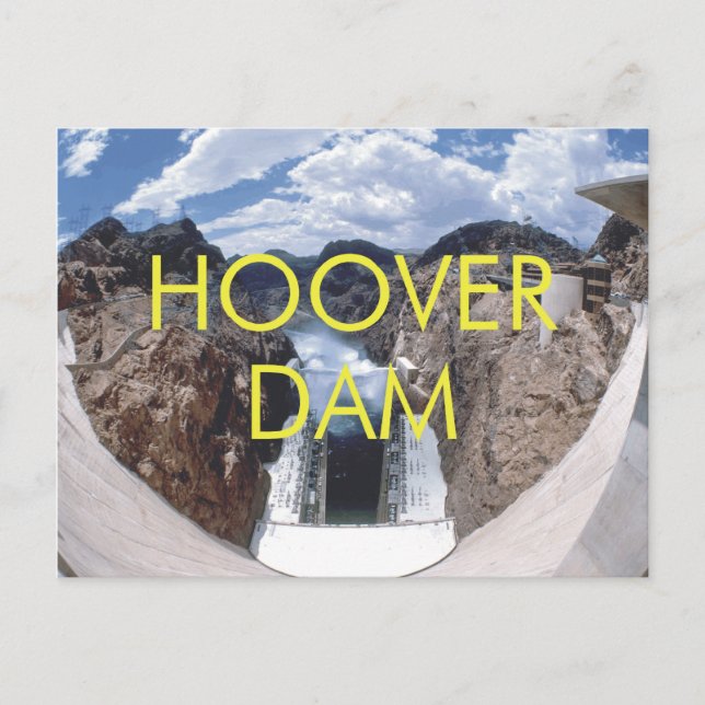 ABH Hoover Dam Postkarte (Vorderseite)