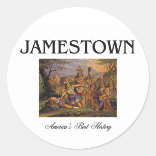 ABH Jamestown Runder Aufkleber