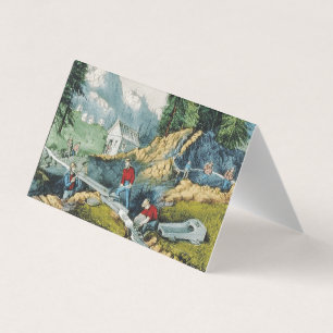 ABH Kalifornien Goldrausch Visitenkarten