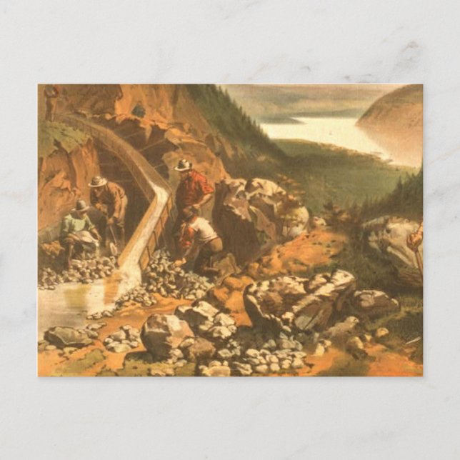 ABH Klondike Gold Rush Postkarte (Vorderseite)