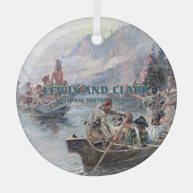 ABH Lewis und Clark Glass Ornament (Vorderseite)