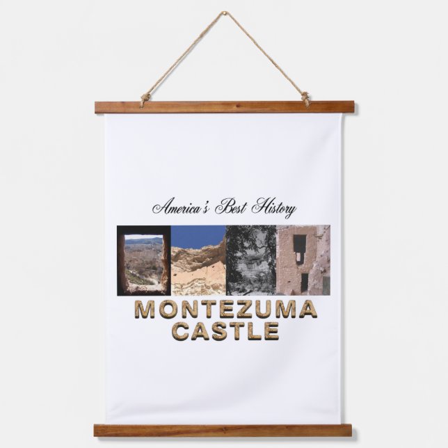 ABH Montezuma Castle Wandteppich Mit Holzrahmen (Vorderseite)