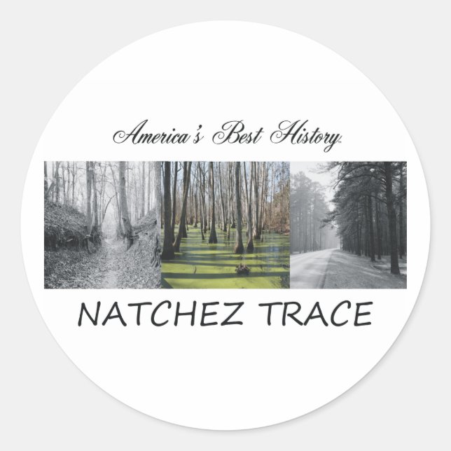 ABH Natchez Spur Runder Aufkleber (Vorderseite)