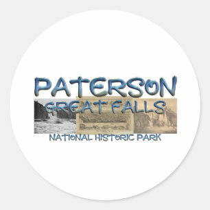ABH Paterson Great Falls Runder Aufkleber