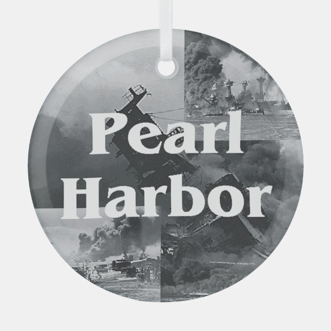 ABH Pearl Harbor Glas Ornament (Vorderseite)