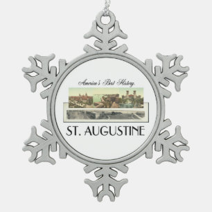 ABH SCHNEEFLOCKEN Zinn-Ornament