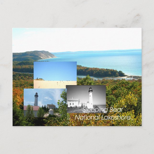 ABH Sleeping Bear Dunes Postkarte (Vorderseite)