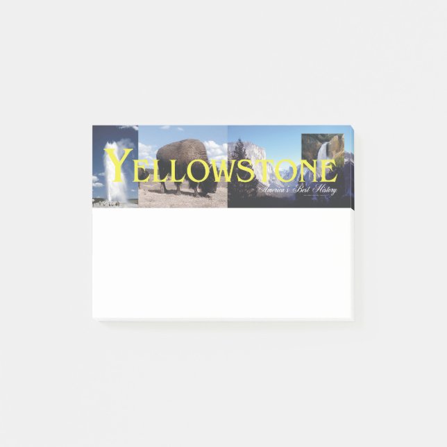 ABH Yellowstone Post-it Klebezettel (Vorderseite)