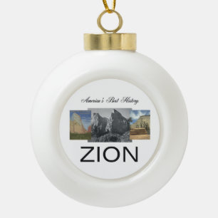 ABH Zion Keramik Kugel-Ornament