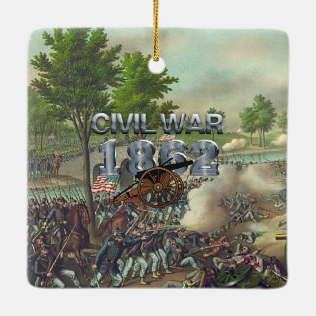 ABH ziviler Krieg 1862 Keramikornament (Rückseite)