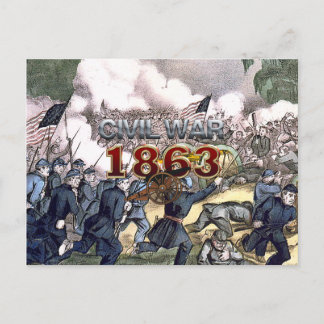 ABH Ziviler Krieg 1863 Postkarte