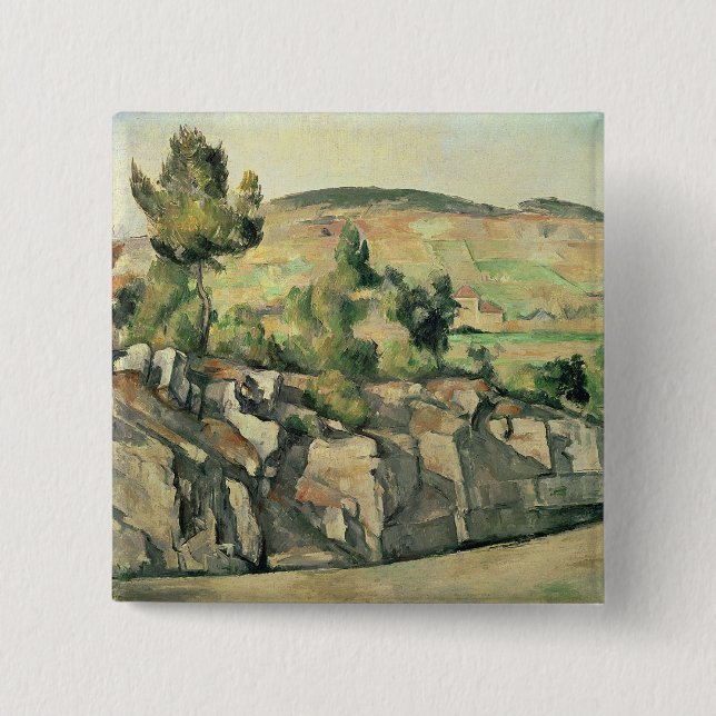 Abhang Pauls Cezanne | in Provence, c.1886-90 Button (Vorderseite)