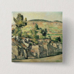 Abhang Pauls Cezanne in Provence, c.1886-90 Button