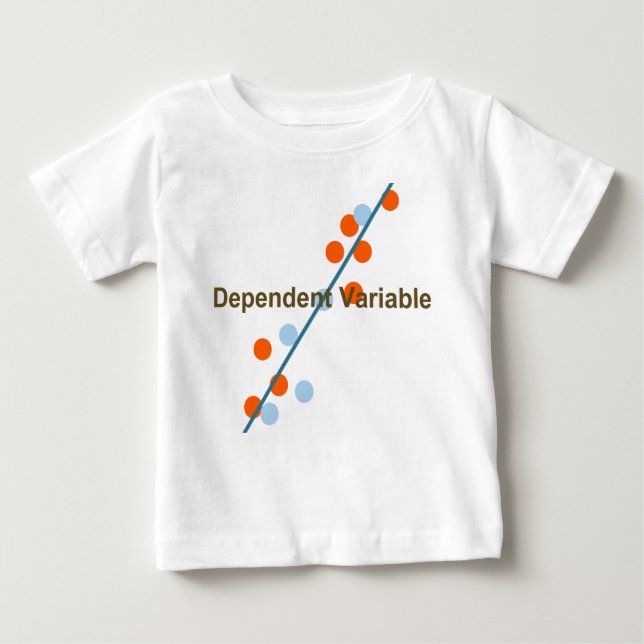 abhängige Variable Baby T-shirt (Vorderseite)