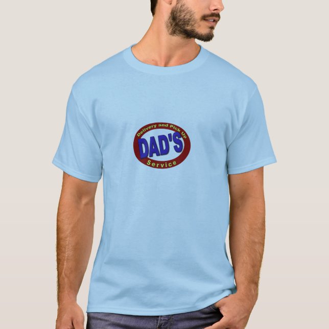Abhol- und Zustellservice des Vaters T-Shirt (Vorderseite)