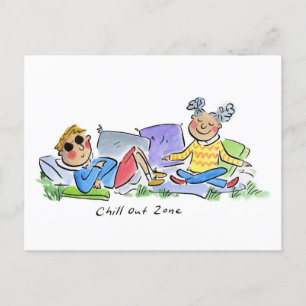 Abholzone Postkarte