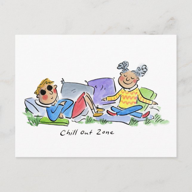 Abholzone Postkarte (Vorderseite)