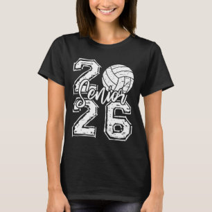Abi 2026 Volleyball Senior 2026 Zur Schule Lustig T-Shirt