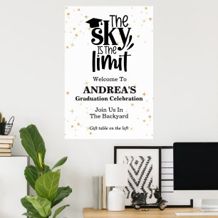 Abi-Party Der Himmel Ist Die Grenze Poster
