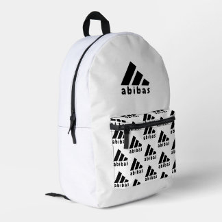 Abibas - ADIDAS Parody Logo Funny Gag Gift Bedruckter Rucksack