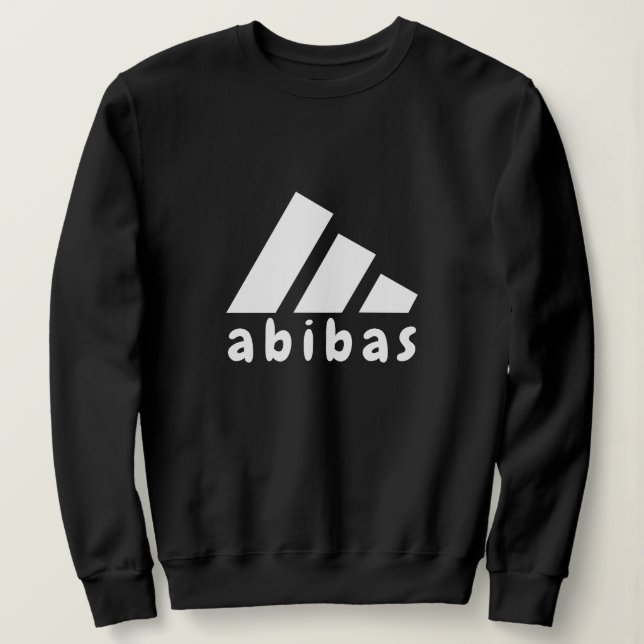 abibas - ADIDAS Parody Logo Gag Gift Sweatshirt (Design vorne)