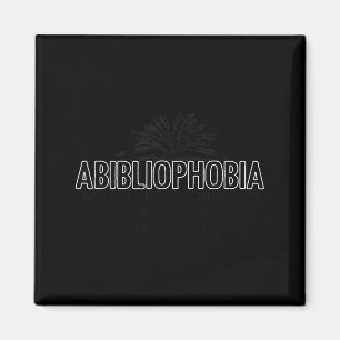 Abibliophobie lustige Lesebuchliebhaber-Definition Magnet