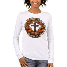 ABIDE Johannes 15:4 Herbst-Christen-Shirt | Kürbis