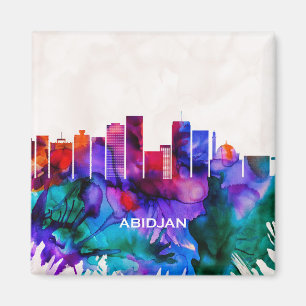Abidjan Skyline Magnet