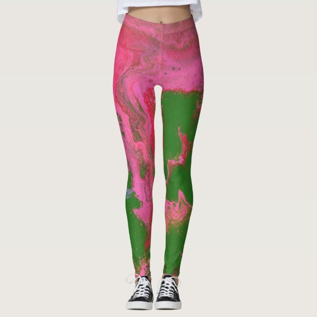 Abigail 1 Crazy Abstract Leggings (Vorderseite)