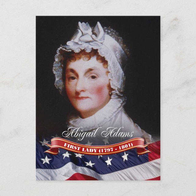 Abigail Adams, First Lady of the USA Postkarte (Vorderseite)