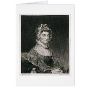 Abigail Adams, graviert von G.F. Storm (fl.c.1834)