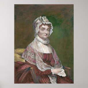 Abigail Adams später im Leben von Gilbert Stuart Poster