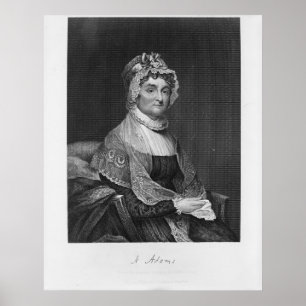 ABIGAIL ADAMS von einem originalen Gemälde von G.  Poster