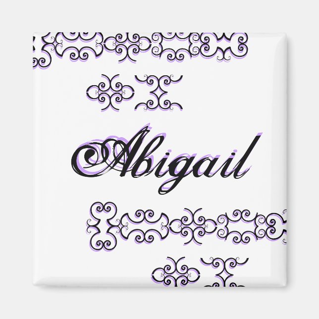Abigail Designer Name III Magnet (Vorne)
