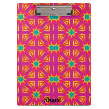 ABIGAIL ~ Gelbes, blaues, rotes und rosa Design ~