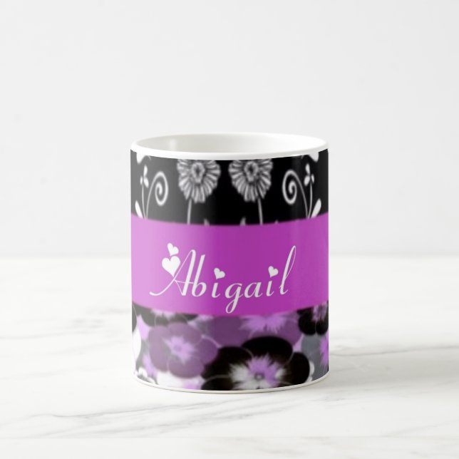 Abigail mit Blumen Tasse (Mittel)