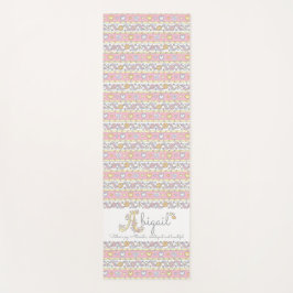 Abigail Name bedeutet rosa gelbe Yogamatze Yogamatte