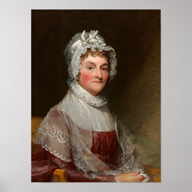 Abigail Smith Adams von Gilbert Stuart Poster (Vorne)