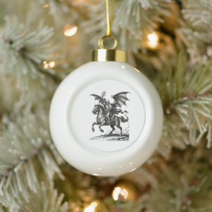 Abigors Mitternachtsladung Keramik Kugel-Ornament