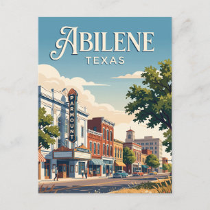 Abilene, Texas Postkarte