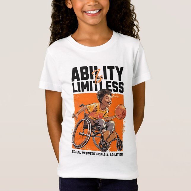 Abilität ist grenzenlos T-Shirt (Vorderseite)