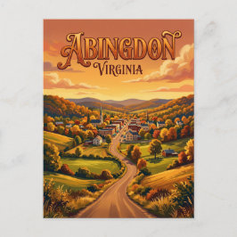 Abingdon USA Postkarte