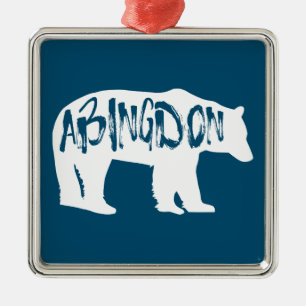Abingdon Virginia Bär Ornament Aus Metall