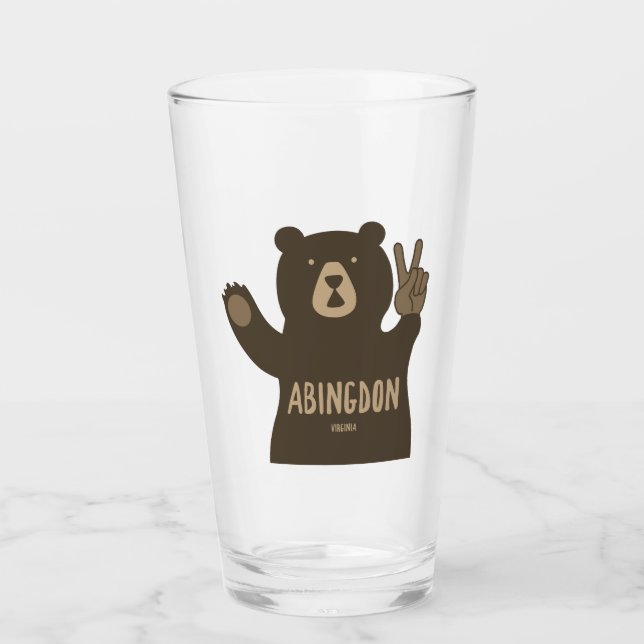 Abingdon Virginia Peace Bear Glas (Vorderseite)