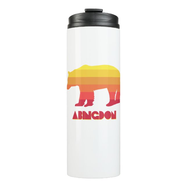 Abingdon Virginia Rainbow Bear Thermosbecher (Vorderseite)