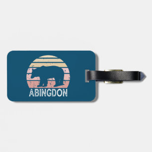 Abingdon Virginia Retro Bär Gepäckanhänger